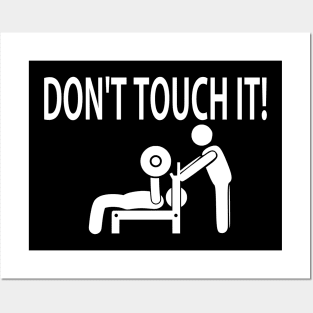 Bench press (don’t touch it!) 2 Posters and Art